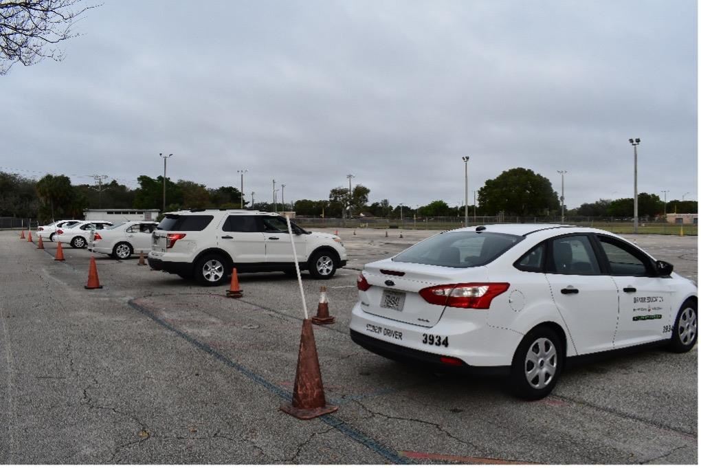 Five BCPS vehicles used for the Driver's Ed Program
